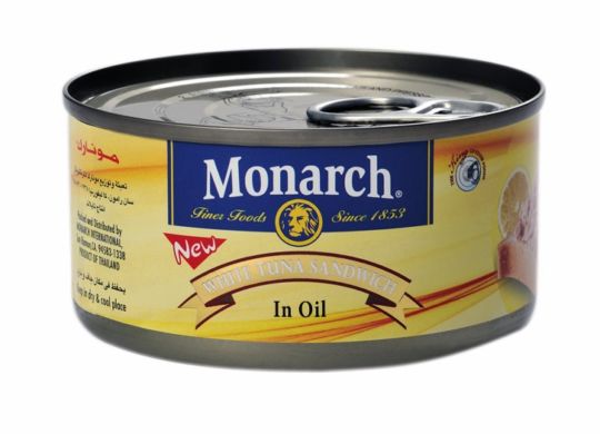 Monarch white tuna sandwich in oil